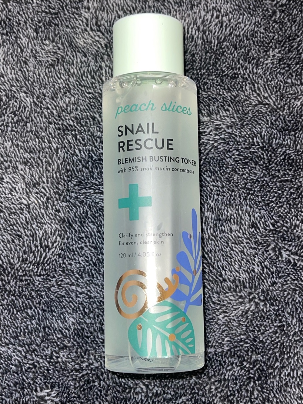Peach Slices Snail Rescue Blemish Busting Toner with 95% snail mucin concentrate